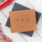 For HIM:  Genuine Cowhide Leather Wallet with Graphic - Option 2