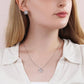 For HER: Love Knot Earring & Necklace Set - Option 1