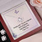 For HER: Love Knot Earring & Necklace Set - Option 2