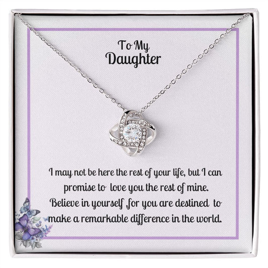 For DAUGHTER: Love Knot Necklace