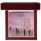 For DAUGHTER:  CUSTOM Vertical Name Necklace