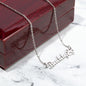 For HER: CUSTOM Forever Yours Paw Print Name Necklace