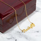 For HER: CUSTOM Forever Yours Paw Print Name Necklace