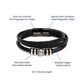 For HIM:  Love You Forever Bracelet (son)