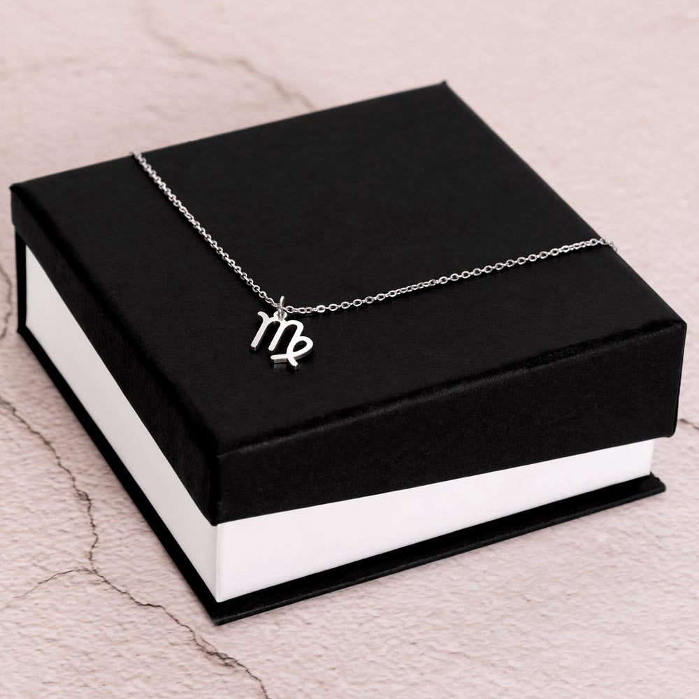 For The STYLEFLUENCER: Zodiac Symbol Necklace (Virgo)