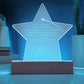 For FAMILY: Engraved Acrylic Star Plaque (Significant Other)